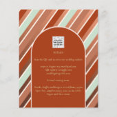 Colour Palette Cinnamon Sage Terracotta Wedding (Achterkant)