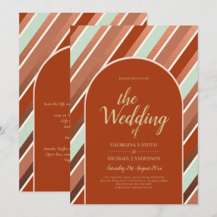 Colour Palette Cinnamon Sage Terracotta Wedding Kaart