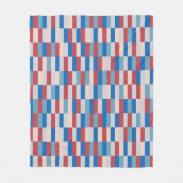 Colour Patchwork Patroon 121214b Fleece Deken