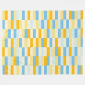 Colour Patchwork Patroon 131214a Fleece Deken (Voorkant (Horizontaal))