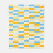 Colour Patchwork Patroon 131214a Fleece Deken (Voorkant)
