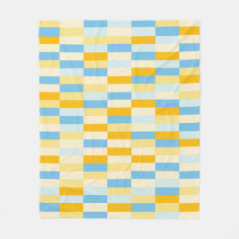 Colour Patchwork Patroon 131214a Fleece Deken