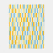 Colour Patchwork Patroon 131214b Fleece Deken (Voorkant)