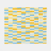 Colour Patchwork Patroon 131214b Fleece Deken (Voorkant (Horizontaal))