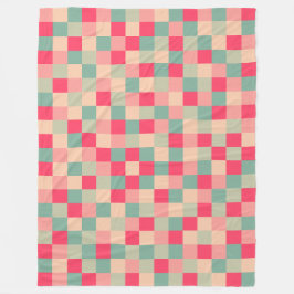 Colour Patchwork Patroon 151214 Fleece Deken