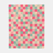 Colour Patchwork Patroon 151214 Fleece Deken (Voorkant)