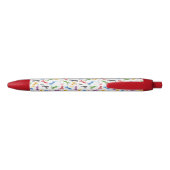 Colour Pattern Unicorn Zwarte Inkt Pen (Achterkant)
