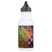 Colour Peacock Art Waterfles (Rechts)