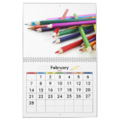 Colour Pencils Calendar Kalender (Feb 2027)