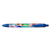 Colour Pop Musical Notation Monogrammed Blauwe Inkt Pen (Achterkant)