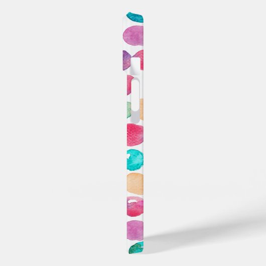 Colour Pop Watercolor iPhone Case – Aesthetic Vibe (Achterkant / Links)