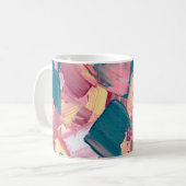 Colour Rush Abstract Oil Paint IV Mug Koffiemok (Voorkant links)