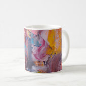 Colour Rush Abstract Oil Paint Mug Koffiemok (Voorkant rechts)