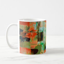 Colour Rush Abstract Oil Paint V Mug Koffiemok
