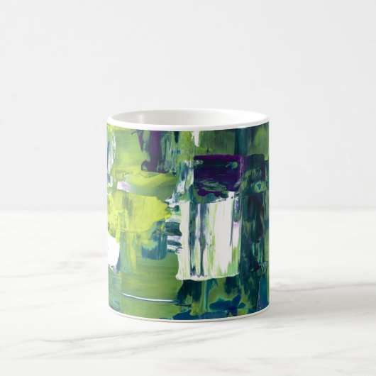 Colour Rush Abstract Oil Paint VII Mug Koffiemok (Center)