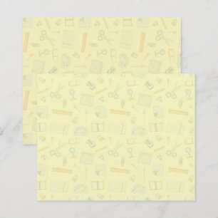 Colour School Supplies Patroon