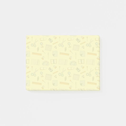 Colour School Supplies Patroon Post-it® Notes (Voorkant)