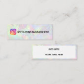 Colour Shift Social Media Mini Visitekaartje (Voorkant / Achterkant)