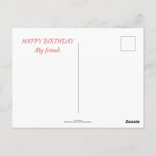 Colour Sketch Art Two Girl Friends Samen Briefkaart (Achterkant)