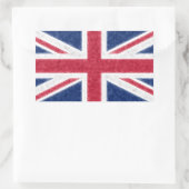 Colour Sketch Effect UK Flag Union Jack Rechthoekige Sticker (Tas)