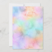 Colour Splash Gender Neutral Boy Girl Baby shower Kaart (Achterkant)