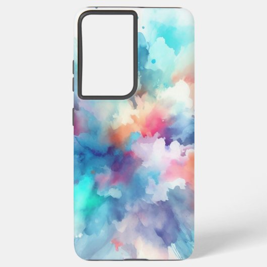 Colour Splash Tie Dye Design Samsung Galaxy Hoesje (Achterkant)