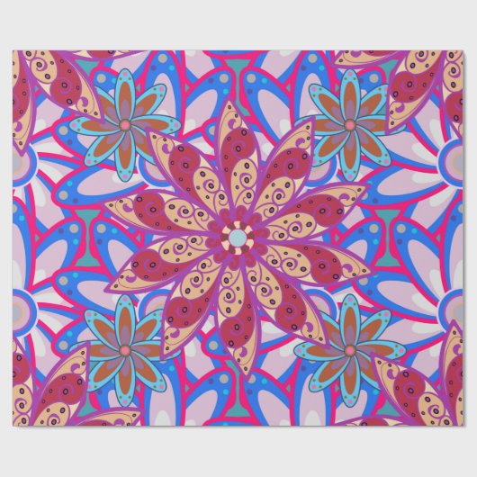 Colour Spring Theme seamless pattern Background. C Cadeaupapier (Vlak)