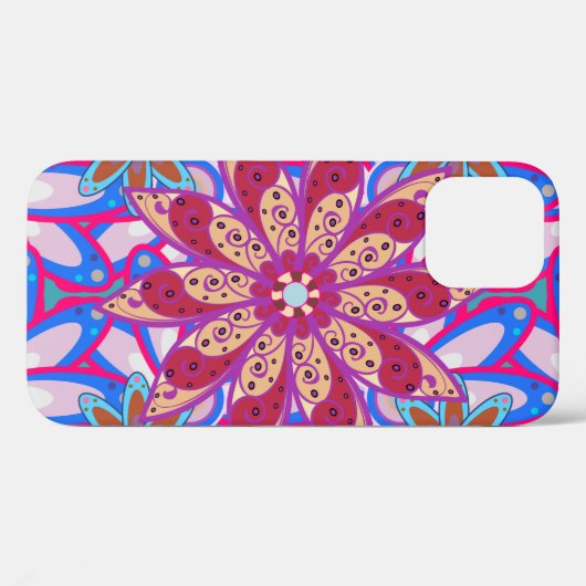 Colour Spring Theme seamless pattern Background. C Case-Mate iPhone Case (Achterkant (horizontaal))