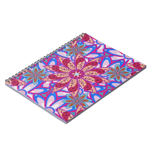 Colour Spring Theme seamless pattern Background. C Notitieboek (Linkerzijde)