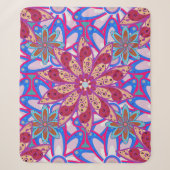 Colour Spring Theme seamless pattern Background. C Sherpa Deken (Voorkant)