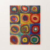 Colour Study, 1913, gemaakt door Wassily Kandinsky Legpuzzel (Verticaal)