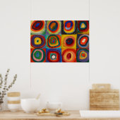 Colour Study, 1913, gemaakt door Wassily Kandinsky Poster (Keuken)