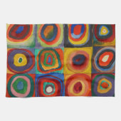 Colour Study, 1913, gemaakt door Wassily Kandinsky Theedoek (Horizontaal)