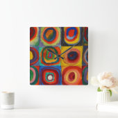 Colour Study, 1913, gemaakt door Wassily Kandinsky Vierkante Klok (Huis)