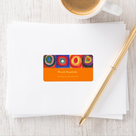 Colour Study by Wassily Kandinsky Label (Insitu)