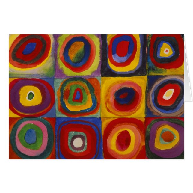 Colour Study of Squares Circles van Kandinsky (Voorkant Horizontaal)