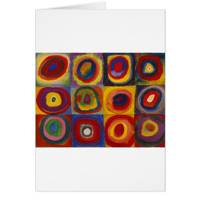 Colour Study of Squares Circles van Kandinsky (Voorkant)
