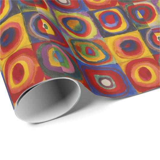 Colour Study of Squares Circles van Kandinsky Cadeaupapier (Rol Hoek)
