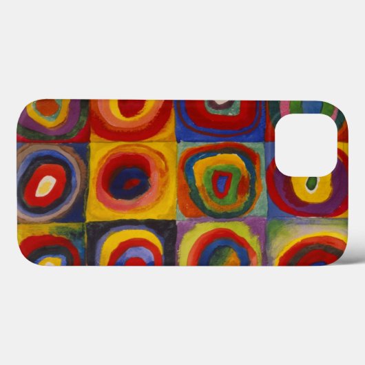 Colour Study of Squares Circles van Kandinsky Case-Mate iPhone Case (Achterkant (horizontaal))