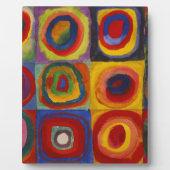 Colour Study of Squares Circles van Kandinsky Fotoplaat (Voorkant)