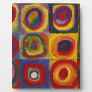 Colour Study of Squares Circles van Kandinsky Fotoplaat
