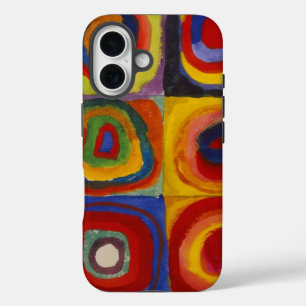 Colour Study of Squares Circles van Kandinsky iPhone 16 Hoesje