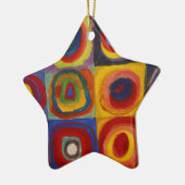 Colour Study of Squares Circles van Kandinsky Keramisch Ornament (Links)