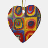 Colour Study of Squares Circles van Kandinsky Keramisch Ornament (Links)