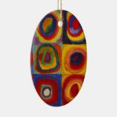 Colour Study of Squares Circles van Kandinsky Keramisch Ornament (Rechts)