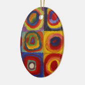 Colour Study of Squares Circles van Kandinsky Keramisch Ornament (Links)
