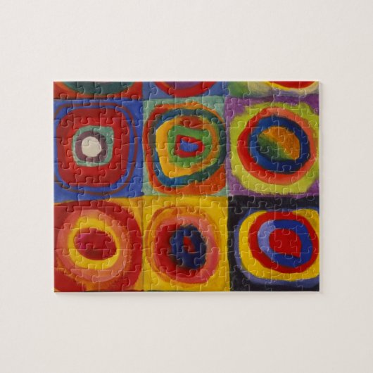 Colour Study of Squares Circles van Kandinsky Legpuzzel (Horizontaal)