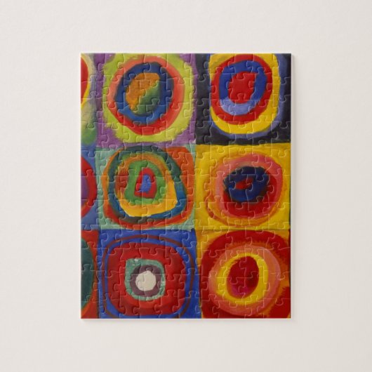Colour Study of Squares Circles van Kandinsky Legpuzzel (Verticaal)