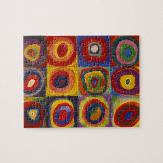 Colour Study of Squares Circles van Kandinsky Legpuzzel (Horizontaal)