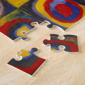 Colour Study of Squares Circles van Kandinsky Legpuzzel (Zijkant)